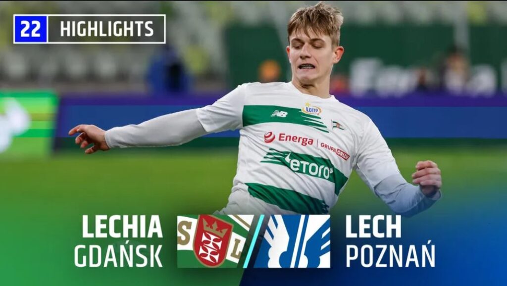 Lechia - Lech. Skrót meczu