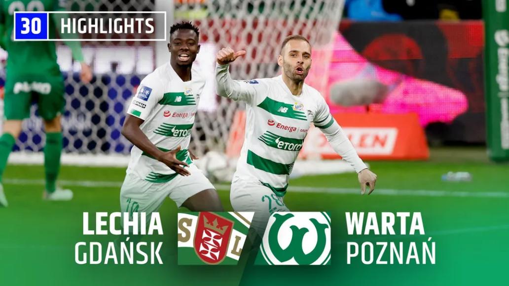 Skrót meczu Lechia -Warta Poznań