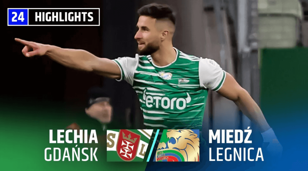 Lechia - Miedź | 24. kolejka | Skrót